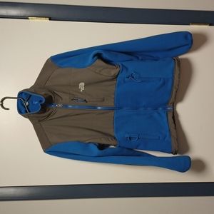 North Face fleece blue jacket size M
